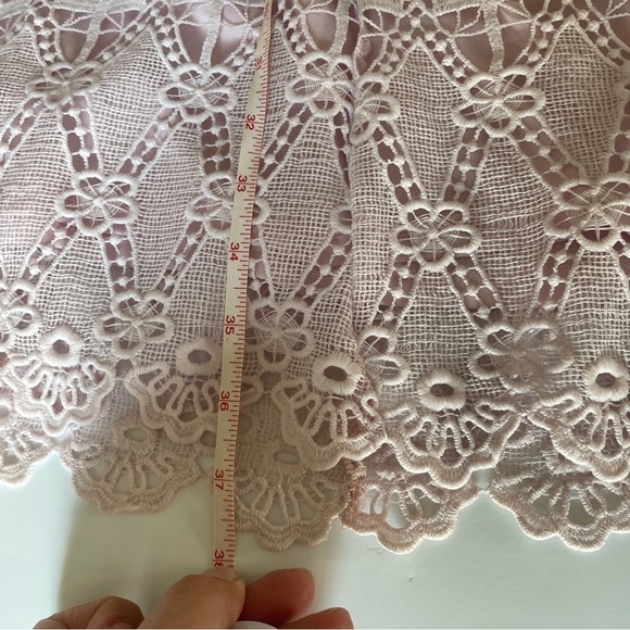 Lush Light Pastel Purple / Pink Lace Dress - Picture 7 of 11
